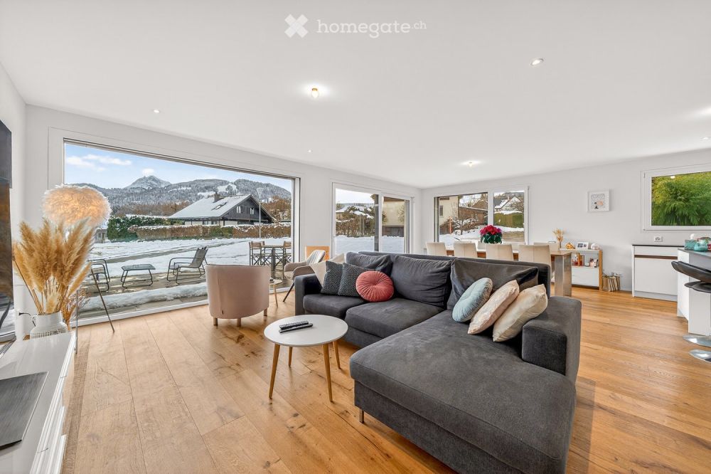Magnifique maison neuve avec vue panoramique sur les montagnes - Bild 3