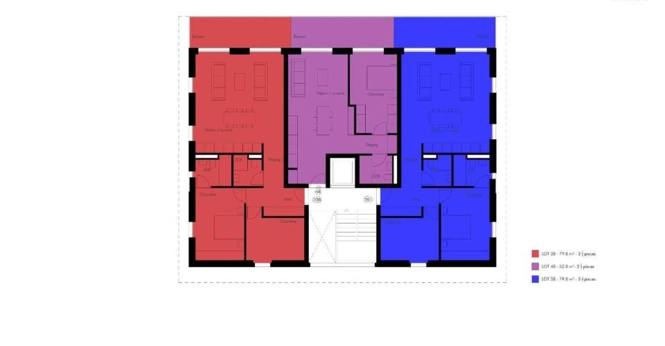 Appartement de 3.5 pièces avec balcon et vue sur le Jura - Appartement 3.5 pièces - image - 10