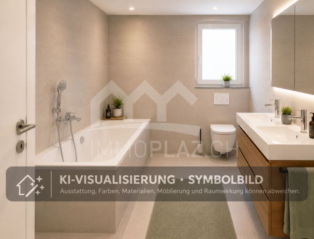 4½ Zi.-Wohnung mit Balkon & freie Bergsicht -  Bild 4