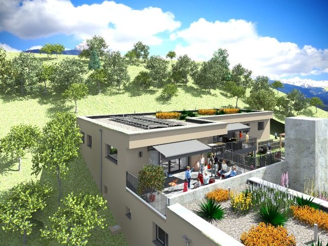 Une superbe vue sur la vallée du Rhone, proche de Nendaz et 4 km de Sion - Appartement - image - 4