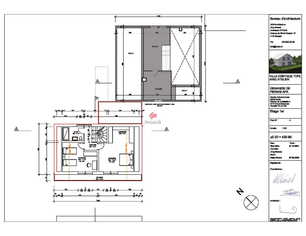 Votre maison dans un cadre de vie résidentiel aux portes de Genève ! - / Plan de l'étage