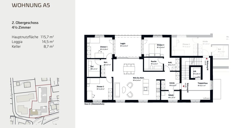 Neubauprojekt in Muri AG - Moderne 4.5-Zimmer-Wohnung an bester Lage - Image 2