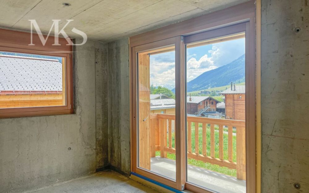 Super Einfamilienhaus in Reckingen - Wohnen, wo das Goms am schönsten ist. - Schlafzimmer