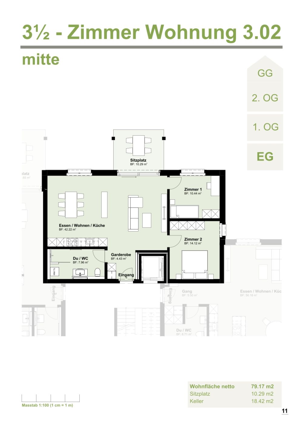 Attraktive 3.5-Zimmer-Wohnungen in Bleienbach - Bild 3