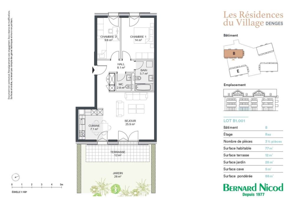 Nouvelle promotion : Appartement de 3.5 pièces avec terrasse et jardin -  Bild 9