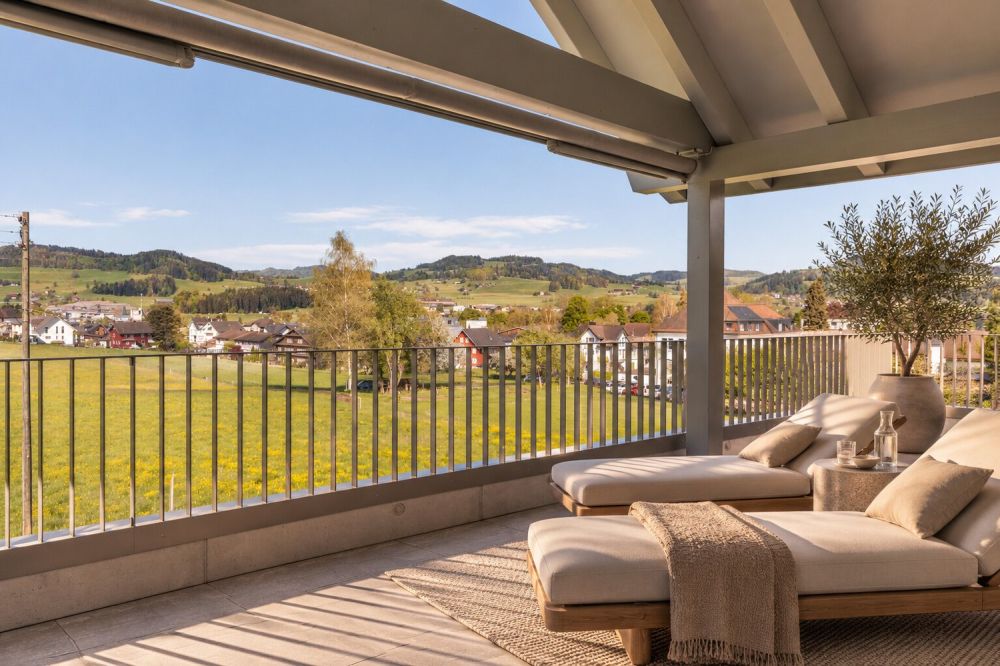 Wohnen auf höchstem Niveau  exklusive 4.5-Zimmer-Dachwohnung mit Gale - Terrasse