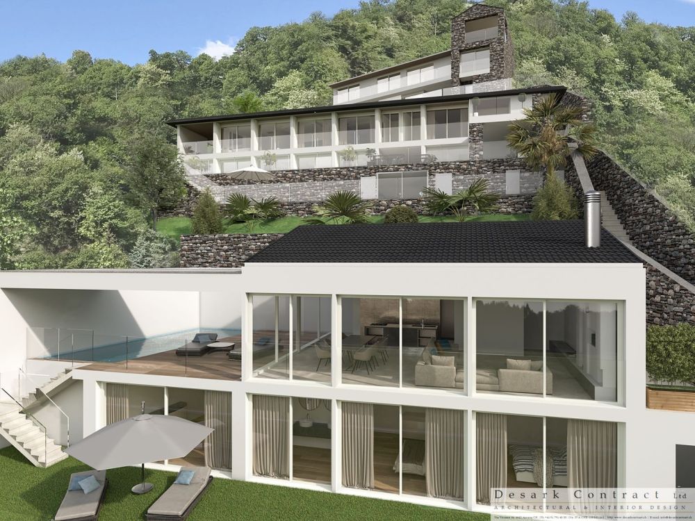 RAFFINATA VILLA CON PISCINA E VISTA IMPERDIBILE SUL LAGO MAGGIORE -  Bild 2