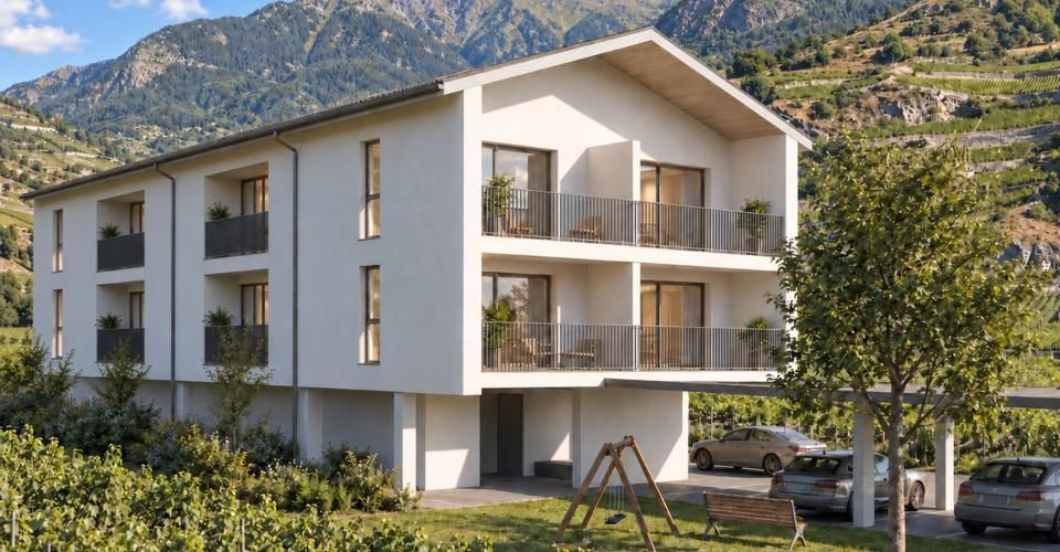 12 moderne Wohnungen – ökonomisch und ökologisch hochwertig - Appartement 3.5 pièces - image - 1