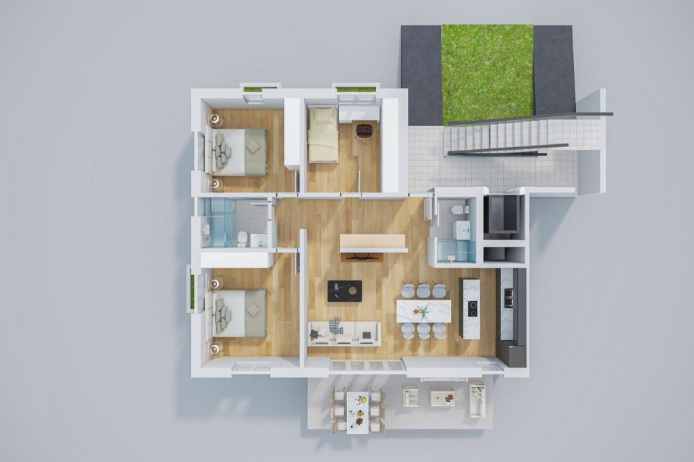 4.5-Zimmer-Gartenwohnung im Minergie-P-Neubau Laufental 40 -  Bild 9