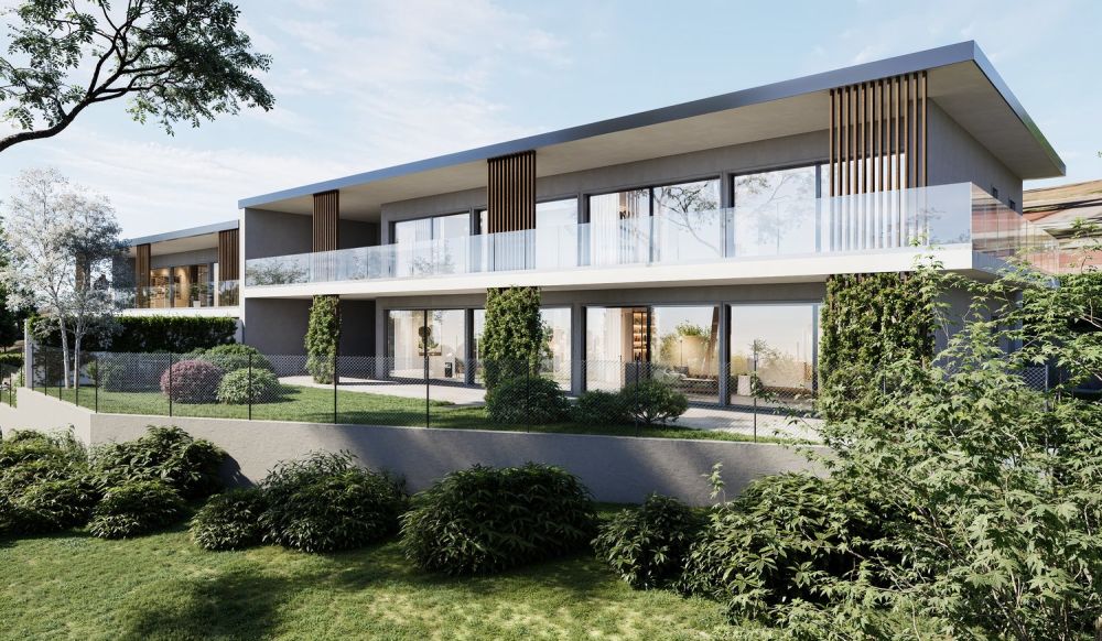 Duplex moderno da sogno: piscina privata, terrazza e giardino vista lago -  Bild 2