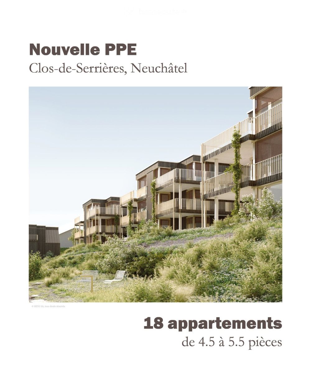 Nouveau : Clos-de-Serrières PPE d'exception de 4.5 à 5.5 pcs -  Bild 2