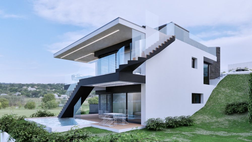 Villa moderna di design con piscina a Villa Luganese da edificare! -  Bild 4