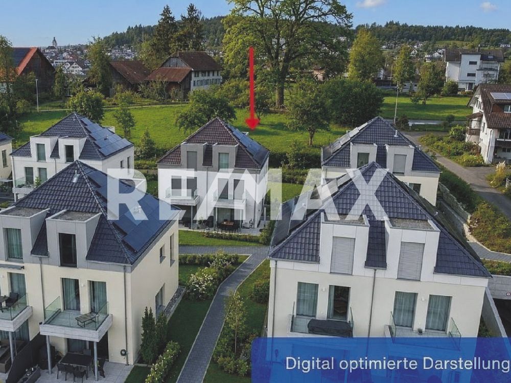 Neuwertige 5.5-Zimmer-Doppelhaushälfte mit Garten, Terrasse und Hobbyraum -  Bild 1