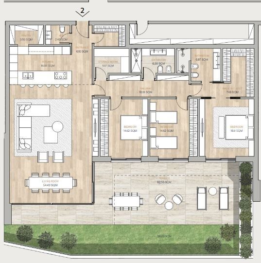 Stupendo appartamento 4.5 locali in Nuova Residenza a Bissone -  Bild 10