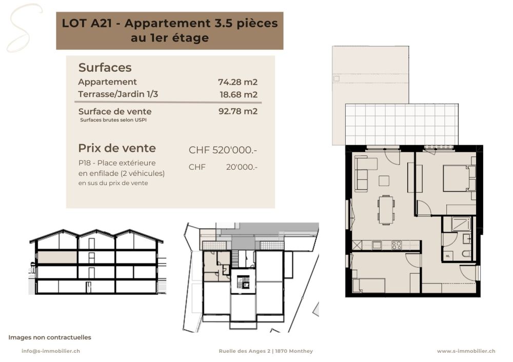 Nouvelle construction à Chamoson - Lot A21 -  Bild 2