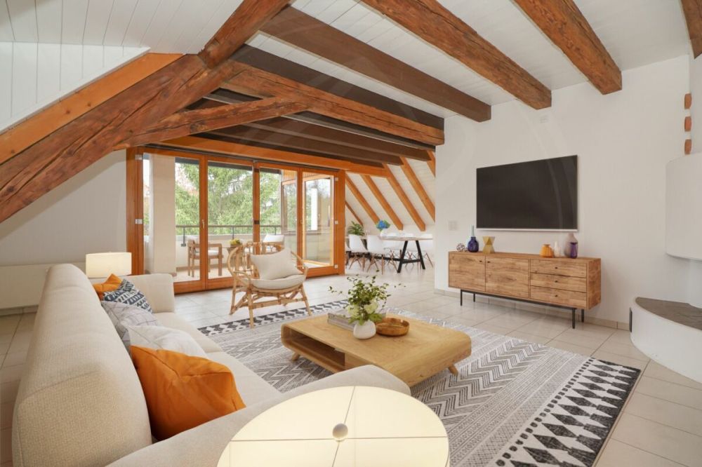 Renovierte 5½ Zimmer Maisonette-Wohnung im historischen «Schlössli» von Koblenz zu verkaufen - Bild 1