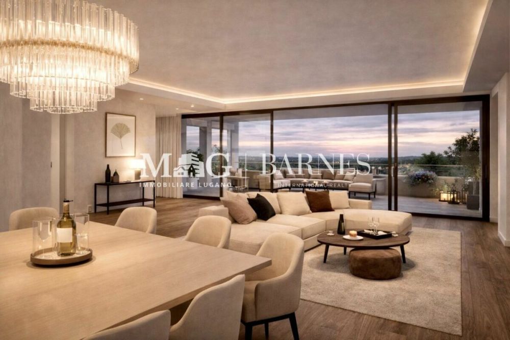 Gentilino, Collina d'Oro - Appartamento 4.5 locali (possibile 5.5) con ampio terrazzo nella Residenza Golden Hill, vicino al TASIS - Bild 1