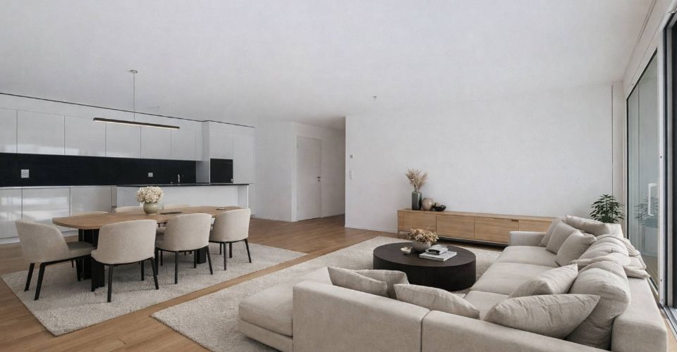Luxueux 4.5 pièces d'angle avec terrasse - Appartement 4.5 pièces - image - 2