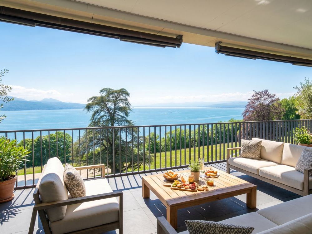 Magnifique attique de 5.5 pièces à vendre avec vue exceptionnelle sur le lac Léman -  Bild 1