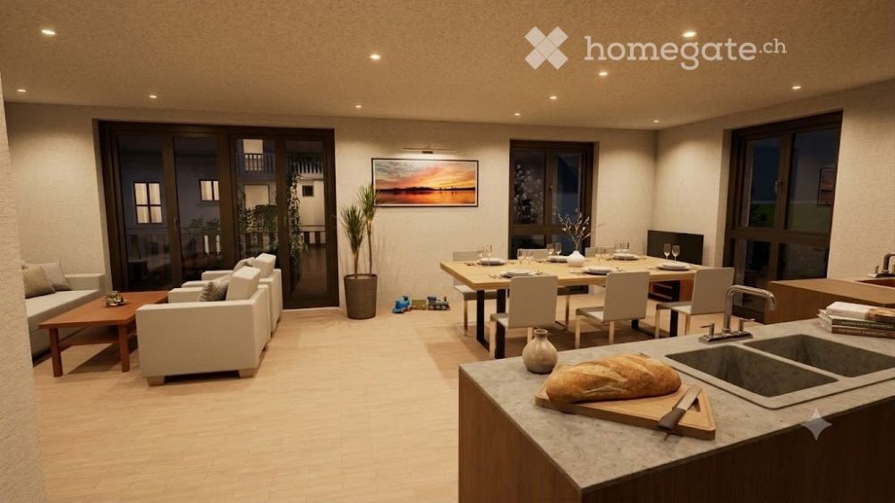 Moderne 5.5-Zimmer-Neubauwohnung im 1. OG in Würenlingen – Minergie, Lift & Balkon -  Bild 4