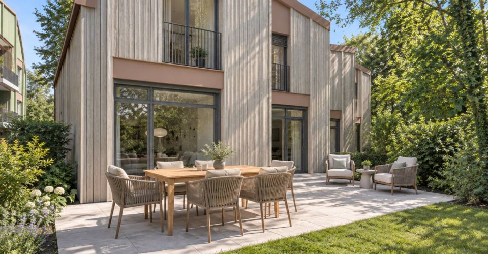 LE LOGIS - Villa "A" - Villa mitoyenne neuve de 6.5 pièces - Maison contiguë 6.5 pièces - image - 1