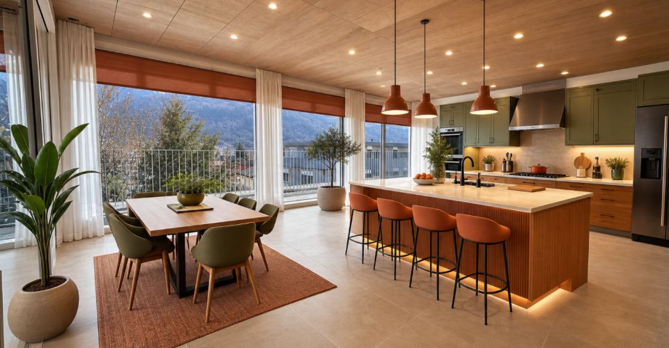 Splendide attique neuf 4 pièces à Conthey - Attique 4 pièces - image - 3