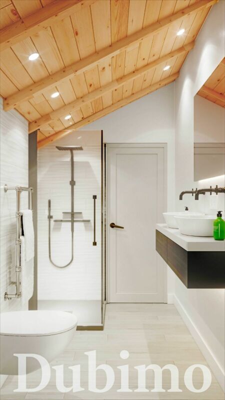 Villas les Ruches, Fully - Villa C - Salle de bain