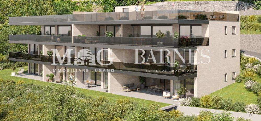 Lugano, Pregassona: Nuovo attico 4.5 locali con grande terrazza -  Bild 1