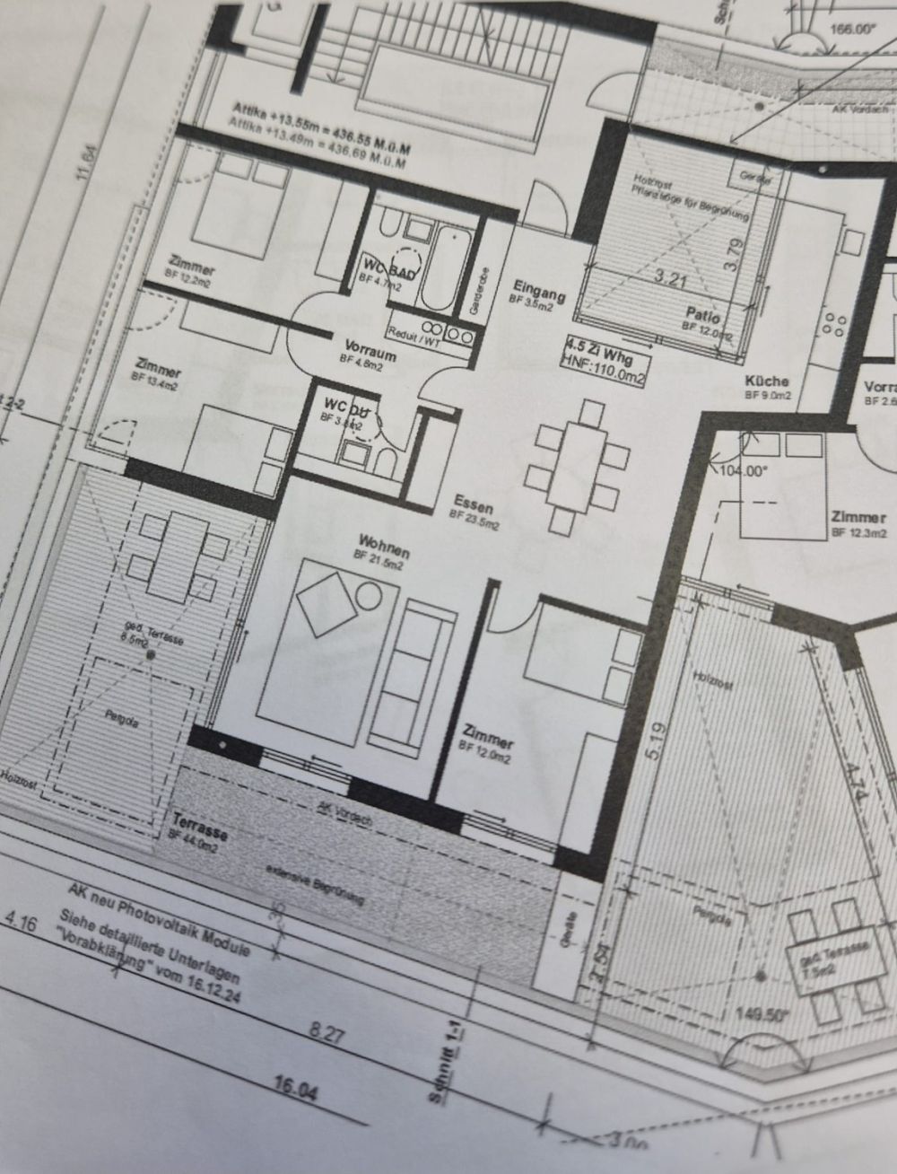 Exklusive Neubau 4.5 Zimmer Attikawohnung mit 2 Balkonen -  Bild 3