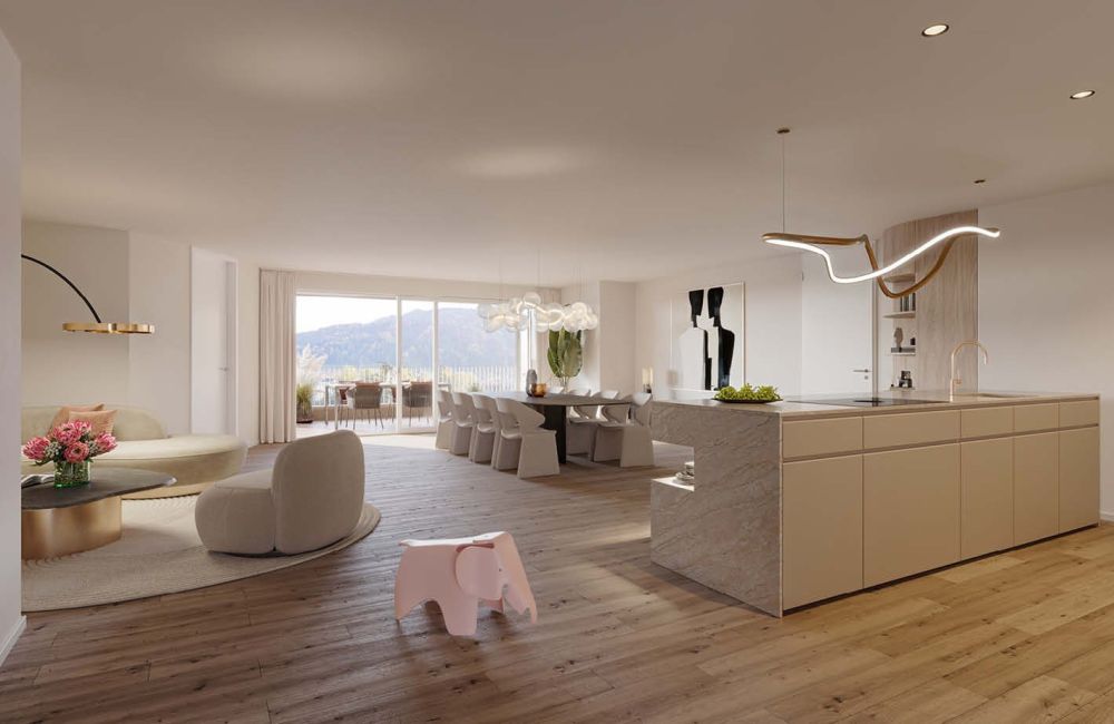 Exklusive 3.5-Zimmer-Attikawohnung mit traumhafter Aussicht -  Bild 1