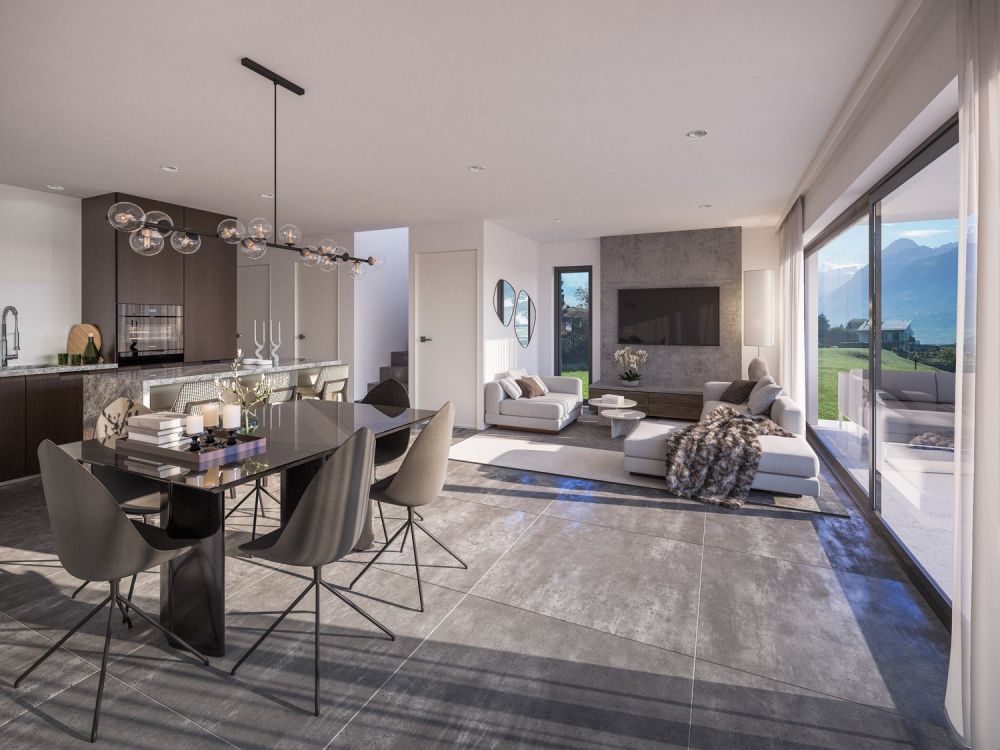 Ollon - Villas les Coquelicots - Nouvelle promotion - 4.5 pièces - 4B - Bild 1