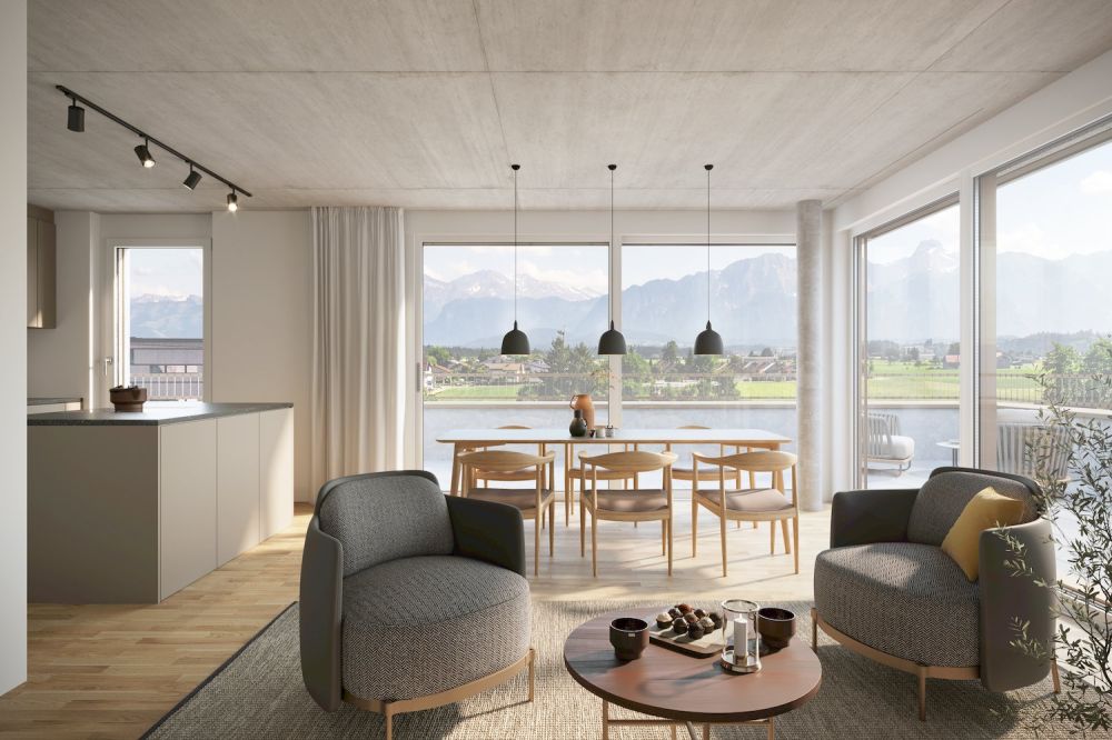 Moderne Neubau 2.5-Zimmer Wohnung in Uetendorf -  Bild 3