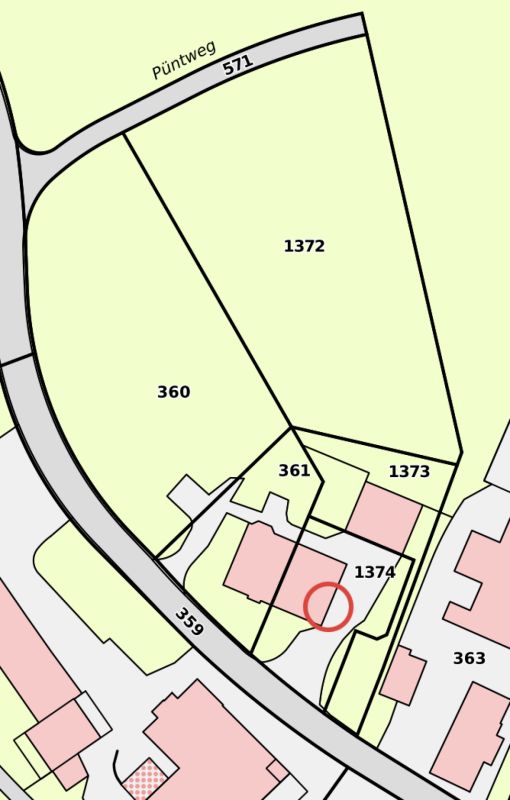 Haus und Grundstück mit Potential - Kataster 1372, 1373, 1374