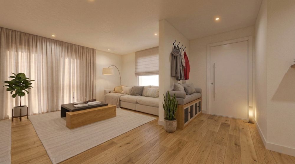 EPAGNY | Magnifique projet de 2 villas jumelées vendues sur plan - Entrée & Séjour