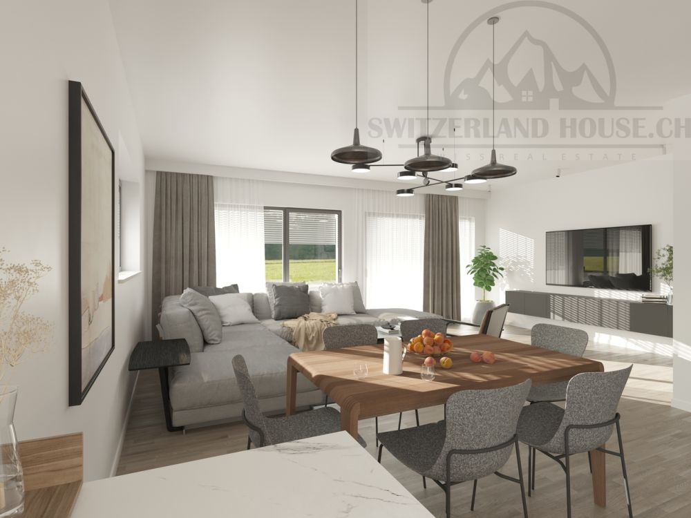 Magnifique attique 2,5 pcs avec grande terrasse à Givisiez - Bild 6