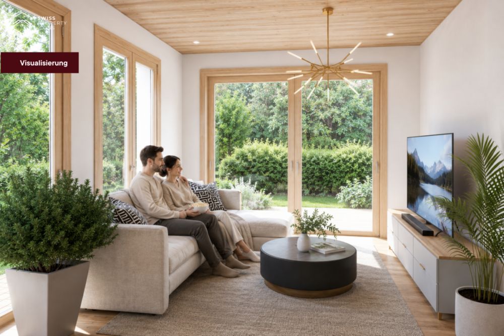 *RESERVIERT* NEUBAU: Gartenwohnung "EICHE" - Traumhafte Neubauwohnungen im Zentrum von Koppigen -  Bild 2