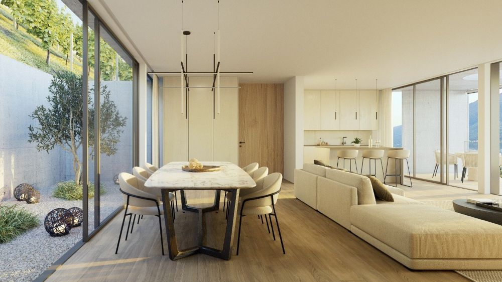 Residenze Tendro - Appartamenti esclusivi con giardino e vista lago a Tenero-Contra (TI) - Bild 5