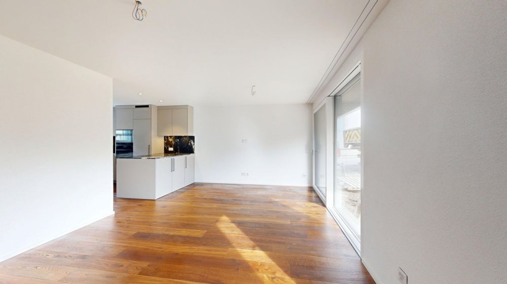 Neubau: Modernes Reiheneinfamilienhaus in Sax zu kaufen - Wohnzimmer