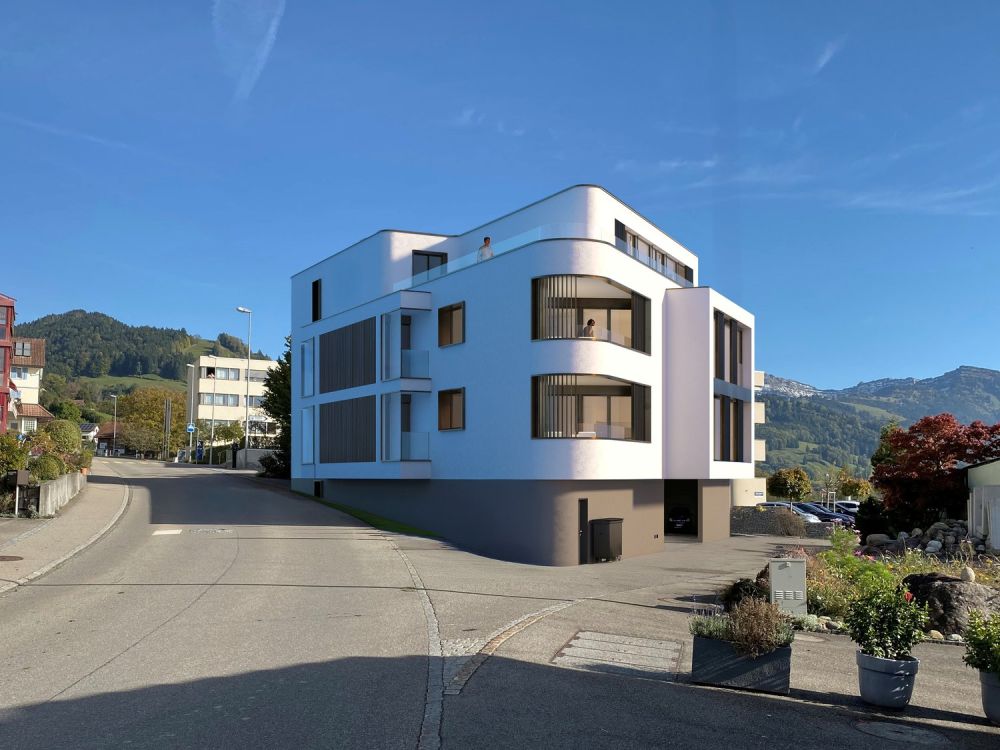 Baustart erfolgt! Neubauprojekt Triangulum Gommiswald 3.5 Zimmer Wohnung -  Bild 1