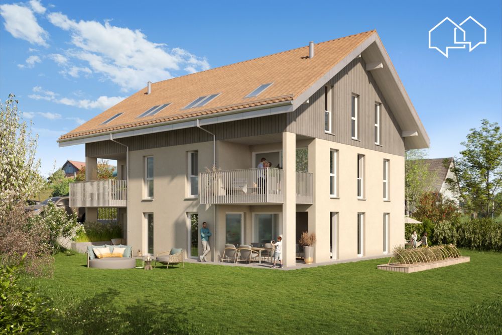 Prachtvolle 4.5-Zimmer-Wohnung im Erdgeschoss - Vue d'ensemble