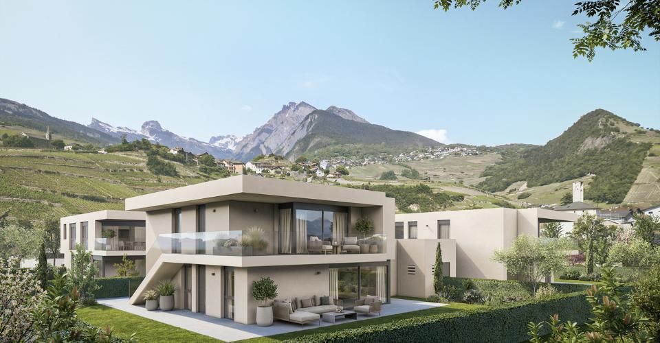 L'Écrin d'Erbignon – Villa contemporaine à Conthey - Maison 7 pièces - image - 9