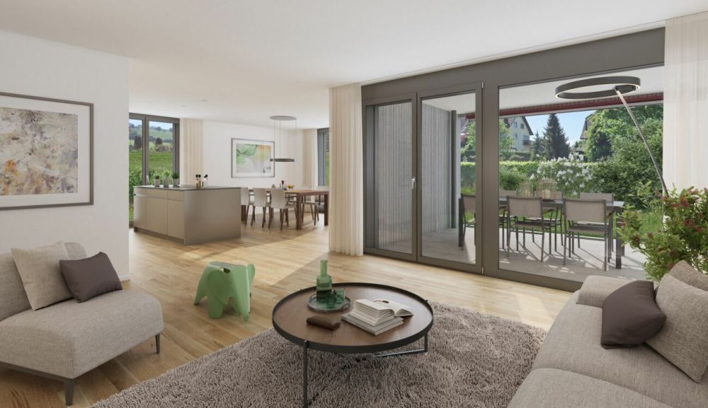Moderne, grosse Garten-Maisonette-Wohnung an ruhiger Lage -  Bild 4