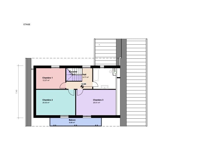 A VENDRE - Villa/Chalet sur plans - (à deux pas de la Vue des Alpes) -  Bild 5