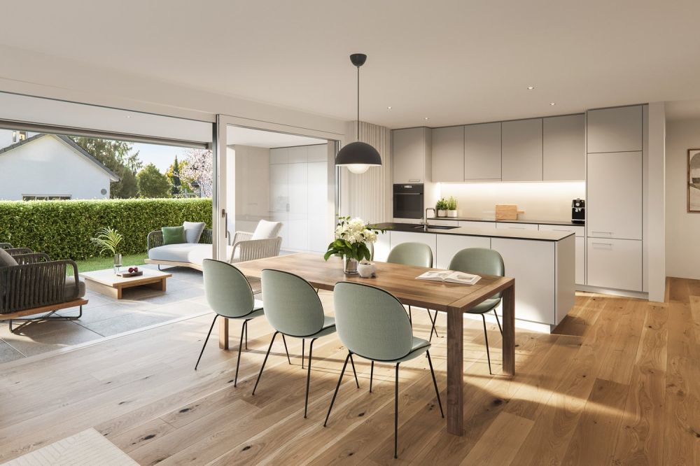 Wohnen im Zentrum von Gränichen - Innenvisualisierung