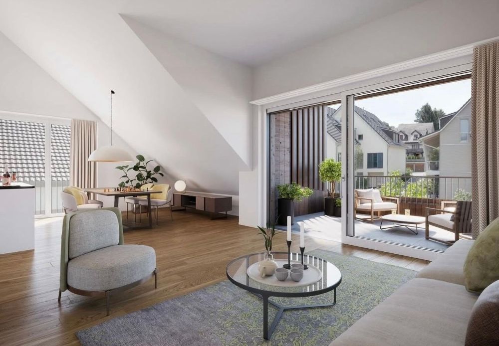 Attraktive 3.5-Zimmer-Dachgeschosswohnung im Neubauprojekt in Muri - Image 1
