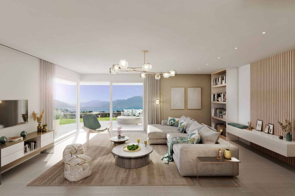 Résidence Les Vignes Spacieux Duplex de 4.5 pièces avec jardin et terrasse -  Bild 4