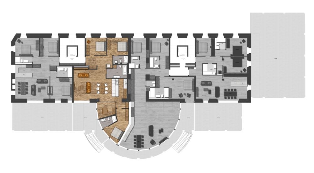 Residence du Glacier an zentraler ruhiger Lage. T2 -  Bild 9