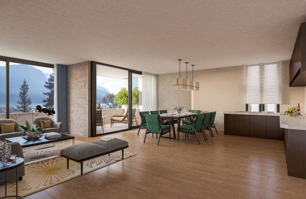 ULTIMO APPARTAMENTO MASSAGNO 4.5 LOCALI - RESIDENZA SECONDARIA -  Bild 3