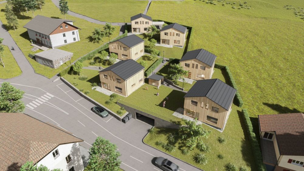 Projekt Immobilien Pré Paroz - Ihr Traumhaus aus regionalem Holz! -  Bild 1