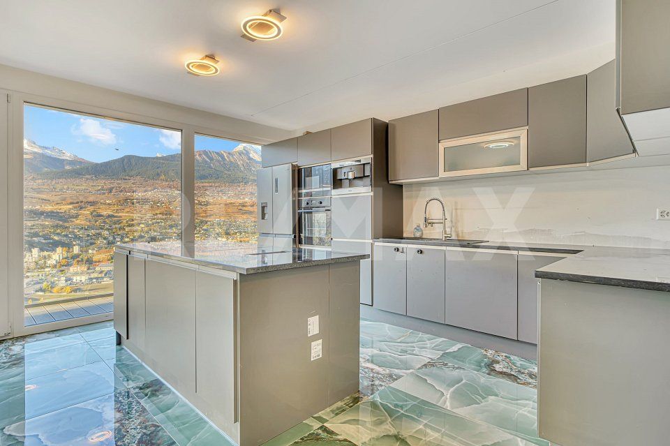 Maison neuve avec vue panoramique dans les hauteurs de Sion - Bild 3